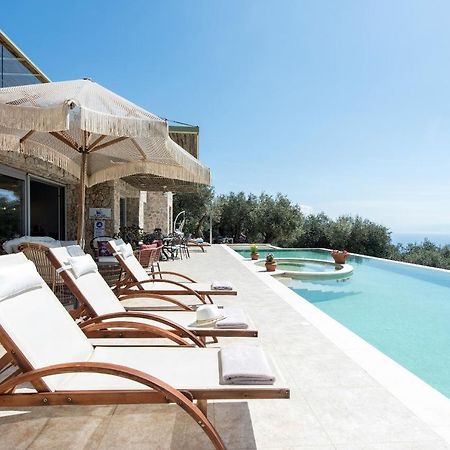 Summerwine Luxury Villa Sea View Private Pool Spartylas Экстерьер фото