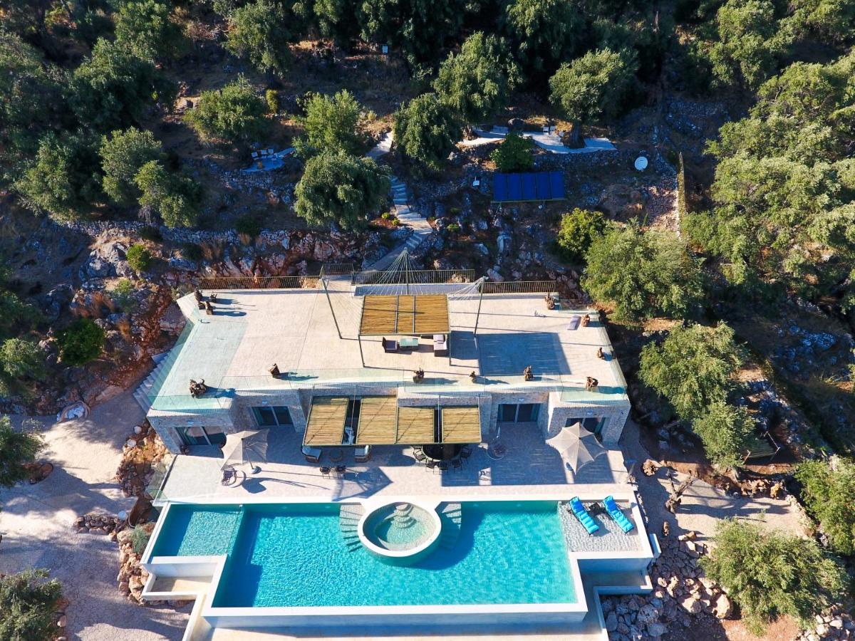 Summerwine Luxury Villa Sea View Private Pool Spartylas Экстерьер фото
