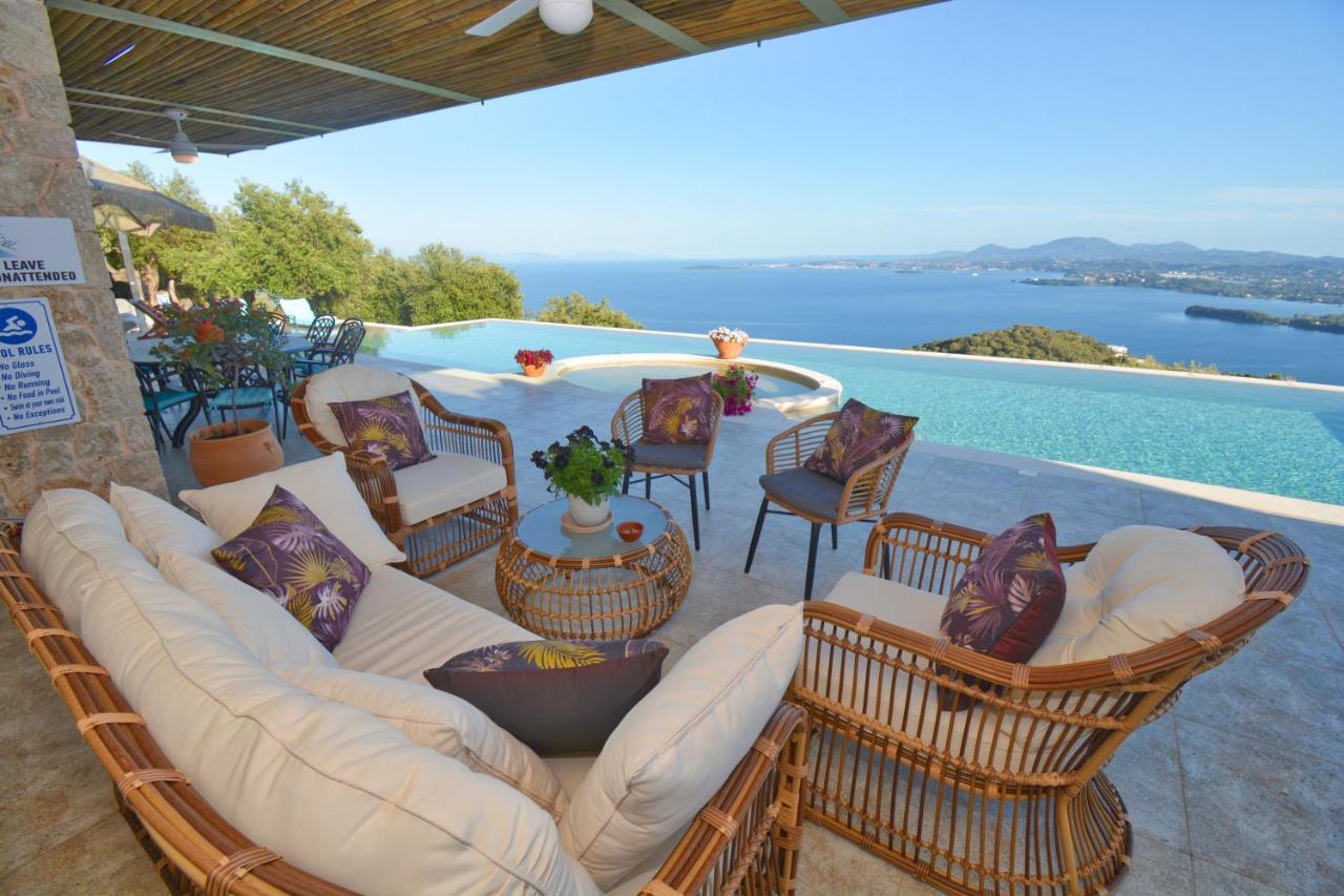 Summerwine Luxury Villa Sea View Private Pool Spartylas Экстерьер фото