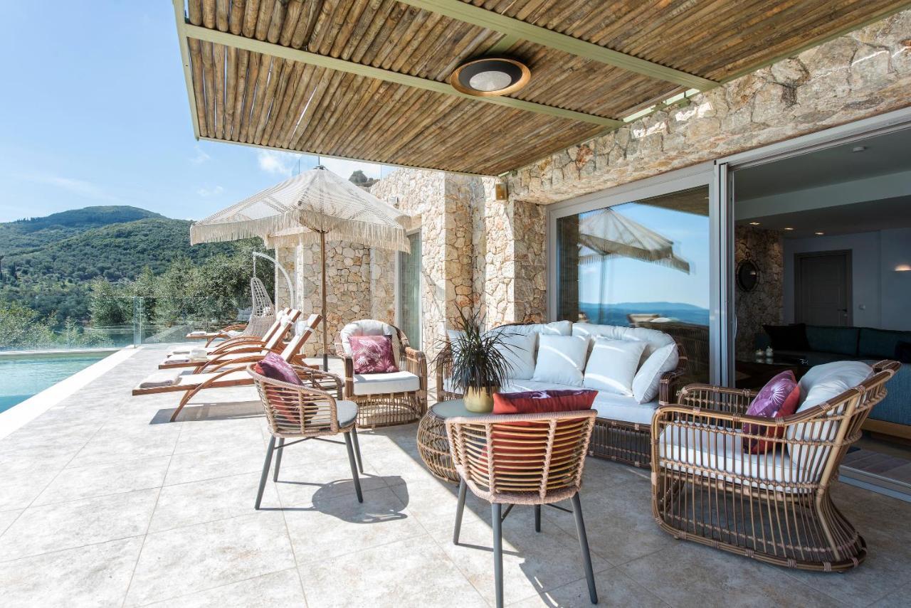 Summerwine Luxury Villa Sea View Private Pool Spartylas Экстерьер фото