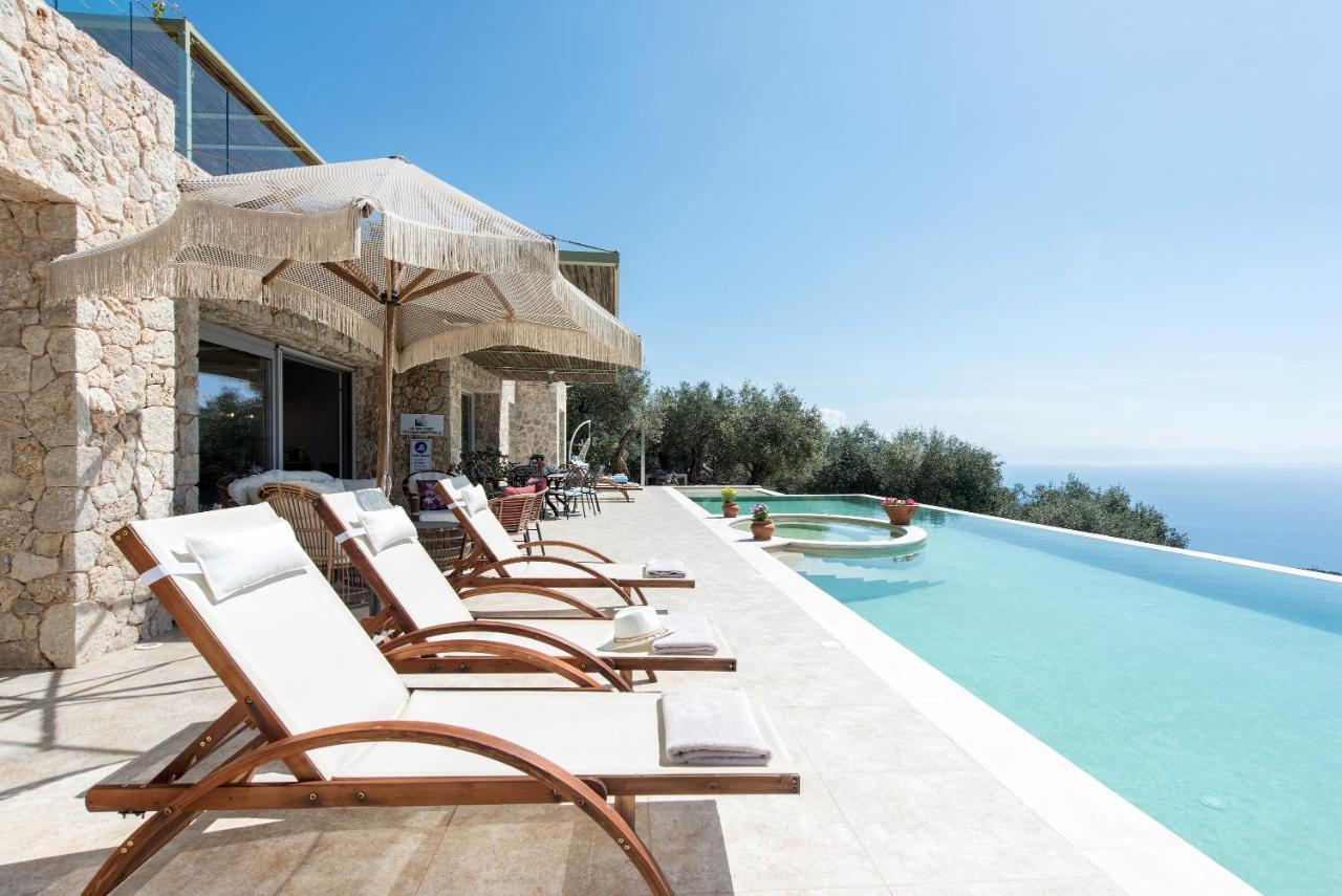 Summerwine Luxury Villa Sea View Private Pool Spartylas Экстерьер фото
