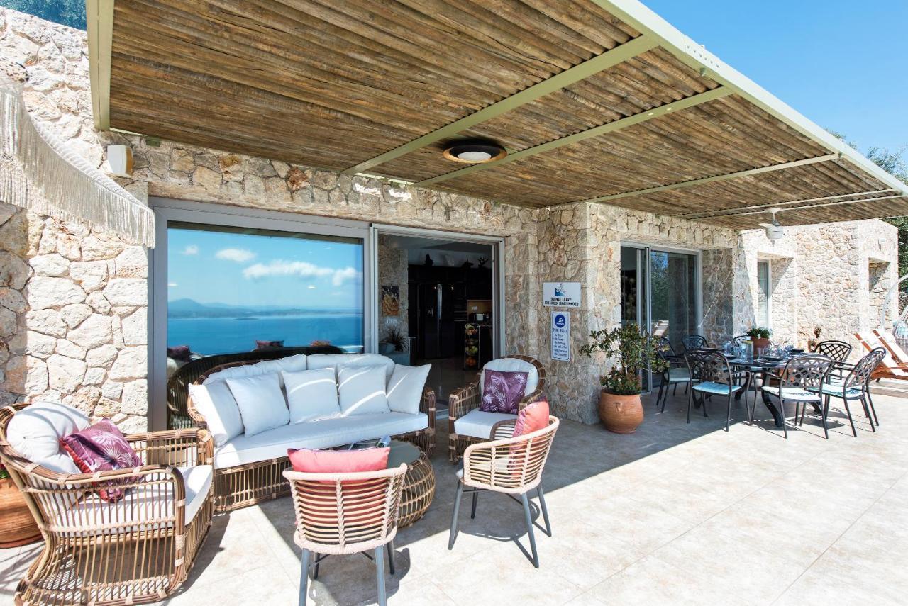 Summerwine Luxury Villa Sea View Private Pool Spartylas Экстерьер фото