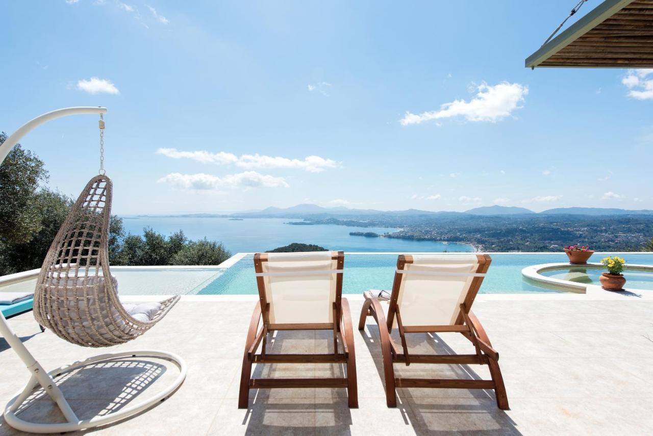 Summerwine Luxury Villa Sea View Private Pool Spartylas Экстерьер фото